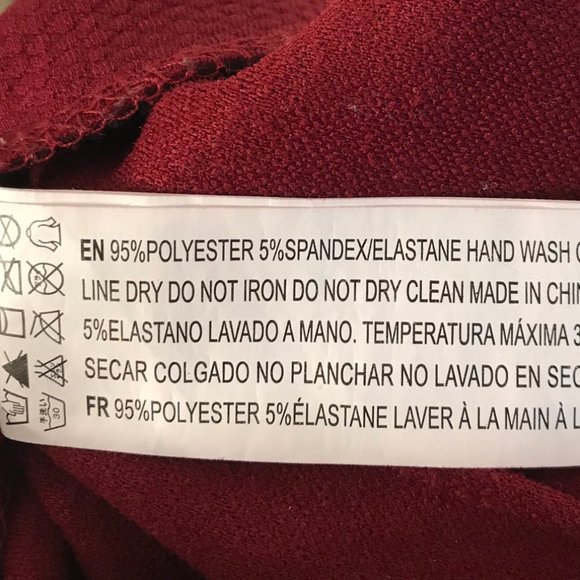 Forever 21 Red Leggings with Exposed Zipper Detail - Picture 5 of 5